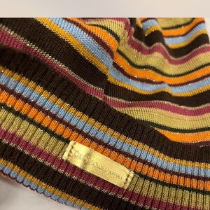 D&G Multicolor Striped Knit Hat
